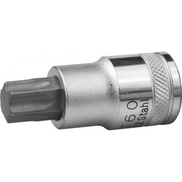 27905-60_z01 | Торцовая бита-головка, материал S2, TORX, сатинированная, 1/2", Т60, KRAFTOOL INDUSTRIE QUALITAT-0