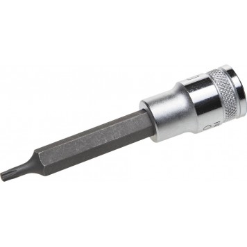 27906-20 | Торцовая бита-головка, удлиненная, материал S2, TORX, сатинированная, 1/2", Т20, KRAFTOOL INDUSTRIE QUALITAT-0