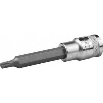 27906-27_z01 | Торцовая бита-головка, удлиненная, материал S2, TORX, сатинированная, 1/2", Т27, KRAFTOOL INDUSTRIE QUALITAT-0