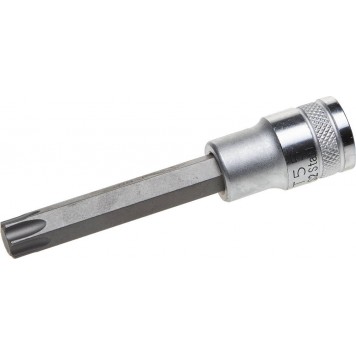 27906-55_z01 | Торцовая бита-головка, удлиненная, материал S2, TORX, сатинированная, 1/2", Т55, KRAFTOOL INDUSTRIE QUALITAT-0