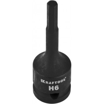 27950-06_z01 | Торцовая головка ударная (1/2"), HEX, Cr-Mo, фосфатированная, H6, KRAFTOOL INDUSTRIE QUALITAT-0