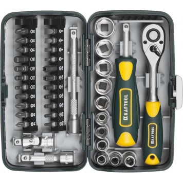 27970-H38 | Универсальный набор инструмента 38 предм., KRAFTOOL EXTREM-0