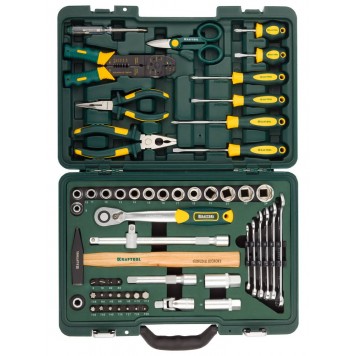 27977-H59 | Универсальный набор инструмента 59 предм., KRAFTOOL INDUSTRIE 59-0