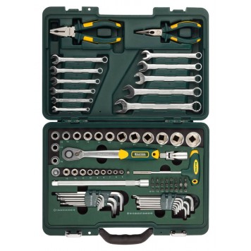 27977-H84 | Универсальный набор инструмента 84 предм., KRAFTOOL INDUSTRIE 84-0