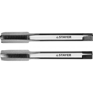 28025-10-1.0-H2 | Комплект метчиков сталь 9ХС, М10х1,0, 2 шт, STAYER MASTER-0