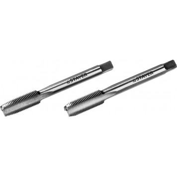 28025-10-1.0-H2 | Комплект метчиков сталь 9ХС, М10х1,0, 2 шт, STAYER MASTER-4