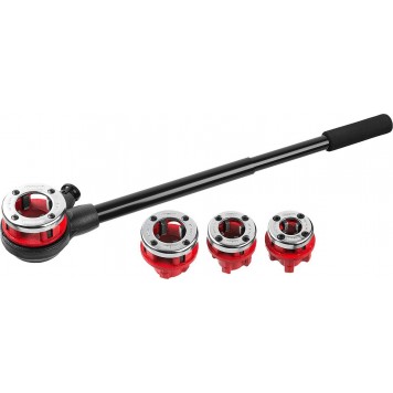 28240-H4 | Набор резьбонарезной трубный №4, : 1/2"-1 1/4", 5 предметов, MIRAX-0
