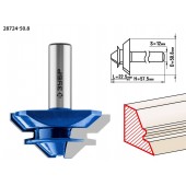 Фреза кромочная для углового сращивания, D= 50,8мм, рабочая длина-22,5мм,хв.-12мм, ЗУБР 28724-50.8