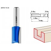 Фреза пазовая прямая, D= 15мм, рабочая длина-25мм, хв.-8 мм, ЗУБР 28753-15-25