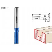 Фреза пазовая прямая с нижними подрезателями, D= 8мм, рабочая длина-20мм, хв.-8 мм, ЗУБР 28755-8-19