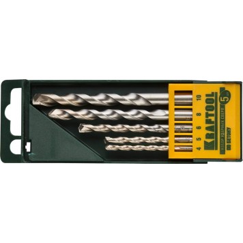 29165-H5 | Набор Сверла по бетону ударные, самоцентр. наконечник, цилиндр. хвостовик, в боксе, 5шт, KRAFTOOL INDUSTRIE QUALITAT-0