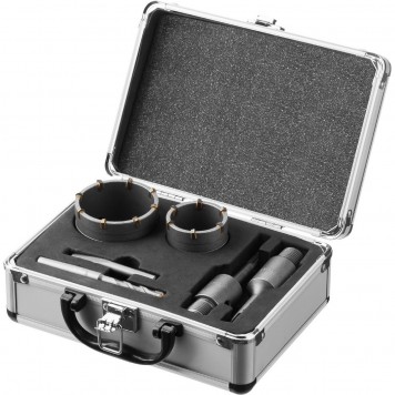 29185-H2-1 | Набор коронок по бетону с оснасткой, d = 50, 68 мм, кейс, ЗУБР ПРОФЕССИОНАЛ-8