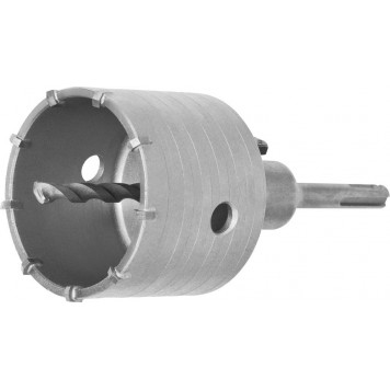 29210-80 | Коронка буровая, SDS-plus хвостовик, в сборе, d=80мм, URAGAN-0