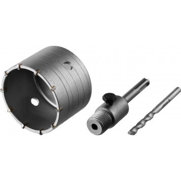 29211-80 | Коронка по бетону с державкой SDS-Plus, 80 мм, ЗУБР МАСТЕР-5