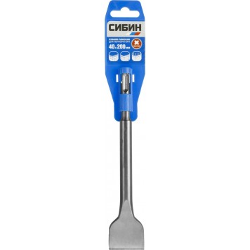 29243-40 | SDS-plus Зубило плоское широкое 40 x 200 мм, СИБИН-1