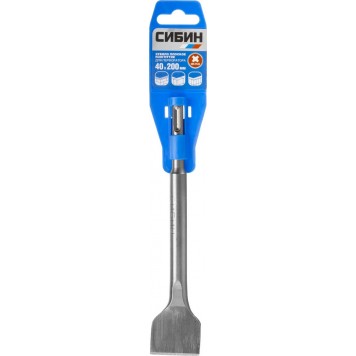 29244-40 | SDS-plus Зубило плоское изогнутое 40 x 200 мм, СИБИН-1