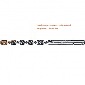 29320-160-10_z01 | Бур SDS-plus 10 х 160 мм, KRAFTOOL EXPERT-5