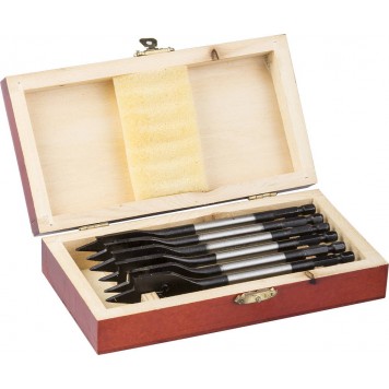 29505-H6 | Набор перовых сверл по дереву, 5 шт(d=12-25 мм), с боковыми подрезателями, ЗУБР МАСТЕР-0