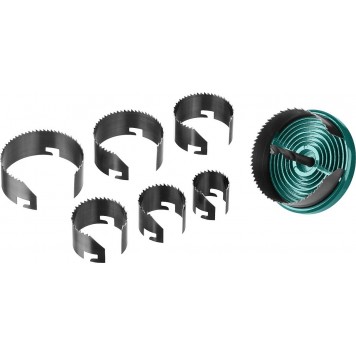 29580-H7-18 | Пила сегментная наборная по дереву, 7 полотен: 25-32-38-45-50-56-62х18 мм, KRAFTOOL-4