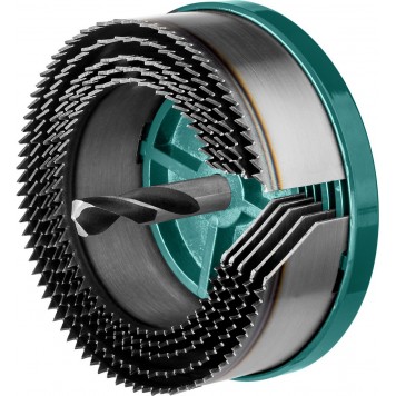 29584-H5-32 | Пила сегментная наборная по дереву, 5 полотен: 68-74-80-90-100x32 мм, KRAFTOOL-0
