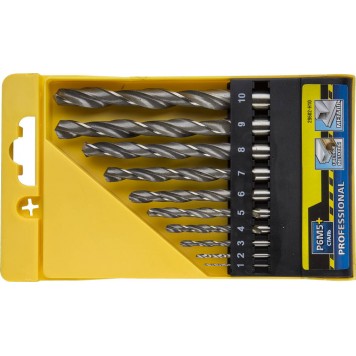29602-H10 | Набор сверл по металлу 10 шт (d=1-10 мм), быстрорежущая сталь Р6М5, DIN 338, STAYER PROFI-0
