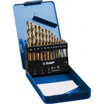 29615-H13_z01 | Набор сверл по металлу 13 шт (d=1,5-6,5 мм), сталь Р6М5, класс А, ЗУБР ТИТАН-0