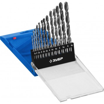 29621-H13 | Набор сверл по металлу 13 шт (d=1,5 - 6,5 мм), Проф-В, ЗУБР ПРОФЕССИОНАЛ-0