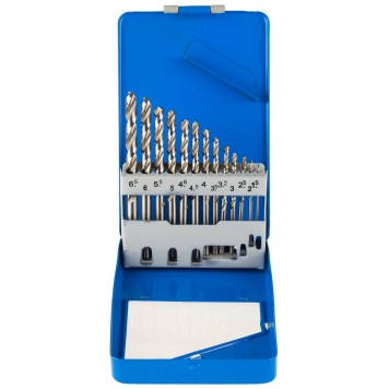 29625-H13-M | Набор сверл по металлу 13 шт (d=1,5-6,5 мм), класс А, сталь Р6М5, ЗУБР ЭКСПЕРТ-0