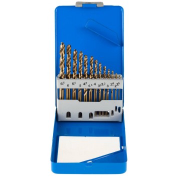 29626-H13-M | Набор сверл по металлу 13 шт (d=1,5-6,5 мм), сталь Р6М5К5, класс А, ЗУБР КОБАЛЬТ-0