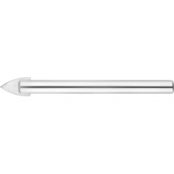 29830-10 | Сверло по кафелю, керамике, стеклу, с двумя режущими лезвиями, цилиндрический хвостовик, 10 мм, URAGAN-0