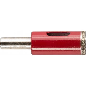 29850-16 | Сверло алмазное трубчатое по кафелю и стеклу, d=16 мм, зерно Р 60, ЗУБР ПРОФЕССИОНАЛ-0