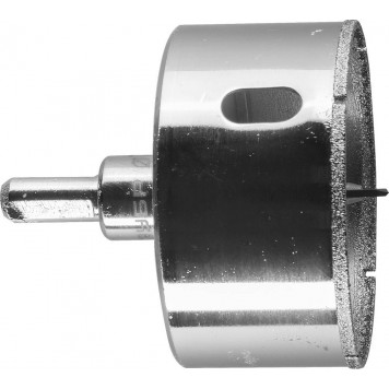 29850-60 | Коронка алмазная по кафелю и стеклу, d=60 мм, зерно Р 60, в сборе с центрирующим сверлом и имбусовым ключом, ЗУБР ПРОФЕССИОНАЛ-0