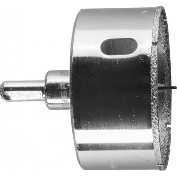 29850-65 | Коронка алмазная по кафелю и стеклу, d=65 мм, зерно Р 60, в сборе с центрирующим сверлом и имбусовым ключом, ЗУБР ПРОФЕССИОНАЛ-0