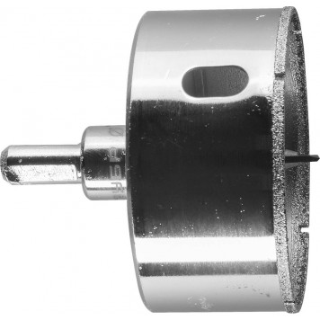 29850-73 | Коронка алмазная по кафелю и стеклу, d=73 мм, зерно Р 60, в сборе с центрирующим сверлом и имбусовым ключом, ЗУБР ПРОФЕССИОНАЛ-0