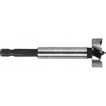 29993-25 | Сверло Форстнера по дереву, шестигранный хвостовик 1/4", d=25мм, ЗУБР ЭКСПЕРТ-0