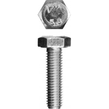 303080-10-035 | Болт ГОСТ 7798-70, M10 x 35 мм, 5 кг, кл. пр. 5.8, оцинкованный, ЗУБР МАСТЕР-0
