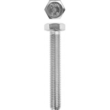 303080-10-080 | Болт ГОСТ 7798-70, M10 x 80 мм, 5 кг, кл. пр. 5.8, оцинкованный, ЗУБР МАСТЕР-0
