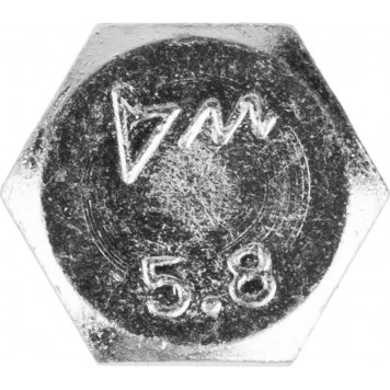 303080-12-060 | Болт ГОСТ 7798-70, M12 x 60 мм, 5 кг, кл. пр. 5.8, оцинкованный, ЗУБР МАСТЕР-4