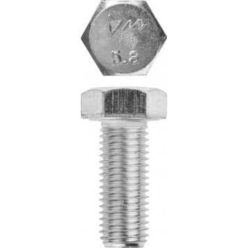 303080-16-040 | Болт ГОСТ 7798-70, M16 x 40 мм, 5 кг, кл. пр. 5.8, оцинкованный, ЗУБР МАСТЕР-0