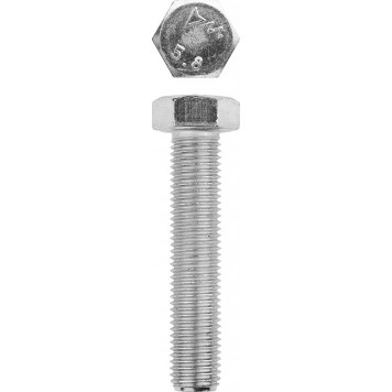 303080-16-070 | Болт ГОСТ 7798-70, M16 x 70 мм, 5 кг, кл. пр. 5.8, оцинкованный, ЗУБР МАСТЕР-0