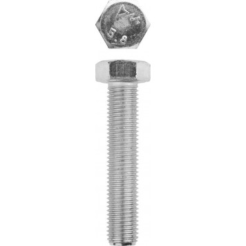 303080-16-080 | Болт ГОСТ 7798-70, M16 x 80 мм, 5 кг, кл. пр. 5.8, оцинкованный, ЗУБР МАСТЕР-0