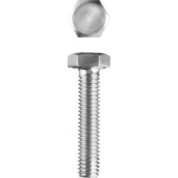 303080-20-080 | Болт ГОСТ 7798-70, M20 x 80 мм, 5 кг, кл. пр. 5.8, оцинкованный, ЗУБР МАСТЕР-0