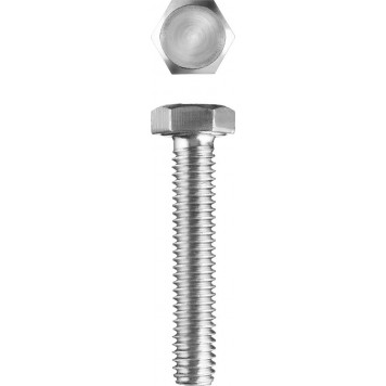 303080-20-100 | Болт ГОСТ 7798-70, M20 x 100 мм, 5 кг, кл. пр. 5.8, оцинкованный, ЗУБР МАСТЕР-0