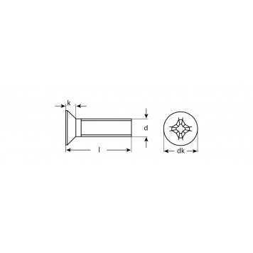 303110-06-085 | Винт DIN 965, M6 x 85 мм, 5 кг, кл. пр. 4.8, оцинкованный, ЗУБР МАСТЕР-5