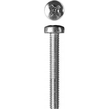 303150-03-025 | Винт DIN 7985, M3 x 25 мм, 5 кг, кл. пр. 4.8, оцинкованный, ЗУБР МАСТЕР-0