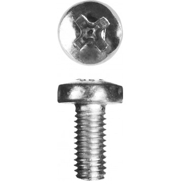 303150-05-010 | Винт DIN 7985, M5 x 10 мм, 5 кг, кл. пр. 4.8, оцинкованный, ЗУБР МАСТЕР-0