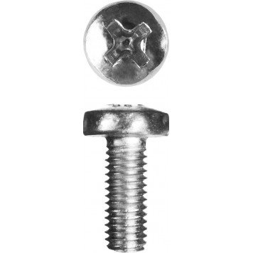 303150-05-012 | Винт DIN 7985, M5 x 12 мм, 5 кг, кл. пр. 4.8, оцинкованный, ЗУБР МАСТЕР-0