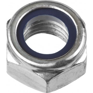 303580-20 | Гайка DIN 985 с нейлоновым кольцом, M20, 5 кг, кл. пр. 6, оцинкованная, ЗУБР МАСТЕР-0