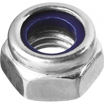 303586-05 | Гайка DIN 985 с нейлоновым кольцом, M5, 18 шт, кл. пр. 6, оцинкованная, ЗУБР МАСТЕР-0