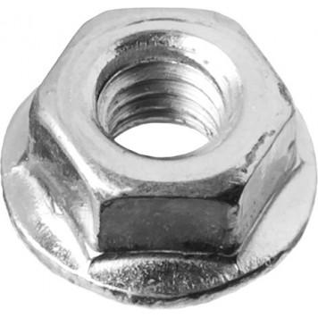 303630-04 | Гайка DIN 6923 с фланцем, M4, 5 кг, кл. пр. 8, оцинкованная, ЗУБР МАСТЕР-0